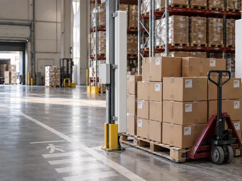 Illustrative RFID warehouse scene